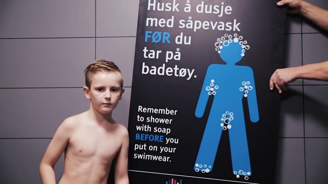 Nes Svømmehall - God kroppsvask før bading