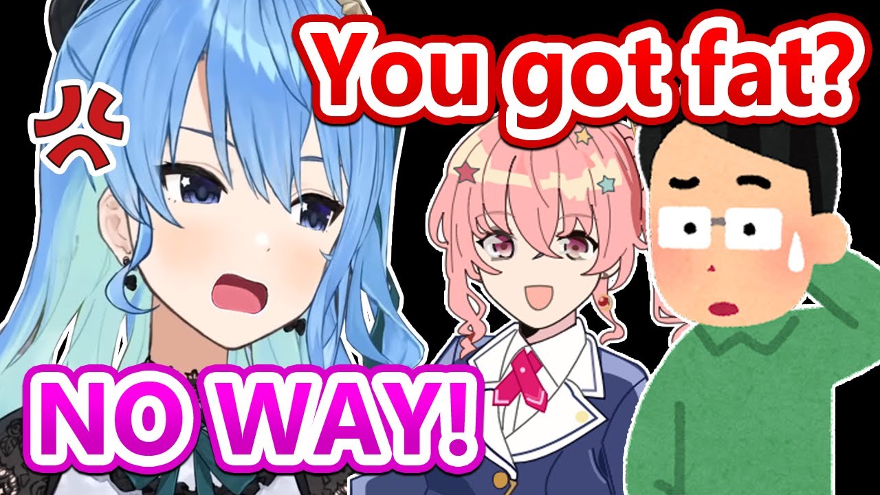 Suisei Panics After Her IRL Father Tells Her That She Got Fat...
