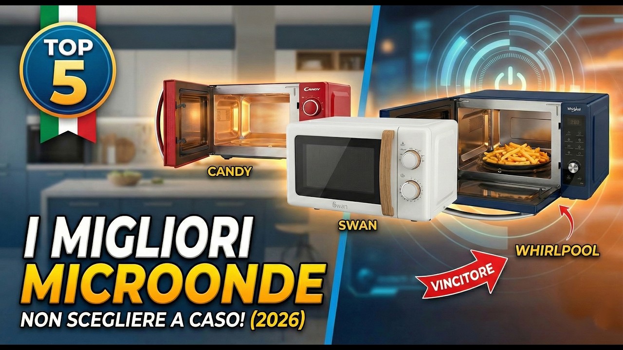 🏆 TOP 5: Miglior Forno Microonde 2026? Guida all'Acquisto (Watt, Grill & Crisp)