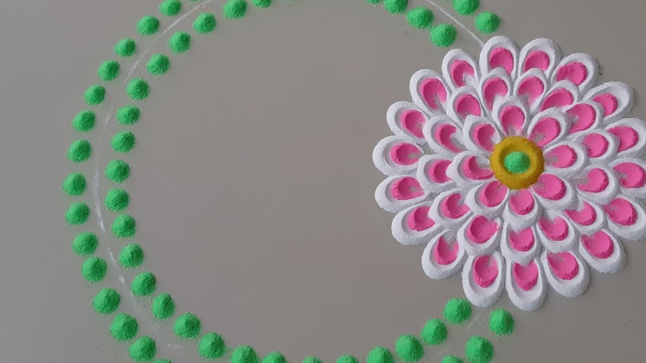 2 Easy Ganesha Rangoli design | Ganesh chaturthi rangoli design | Top rangolis