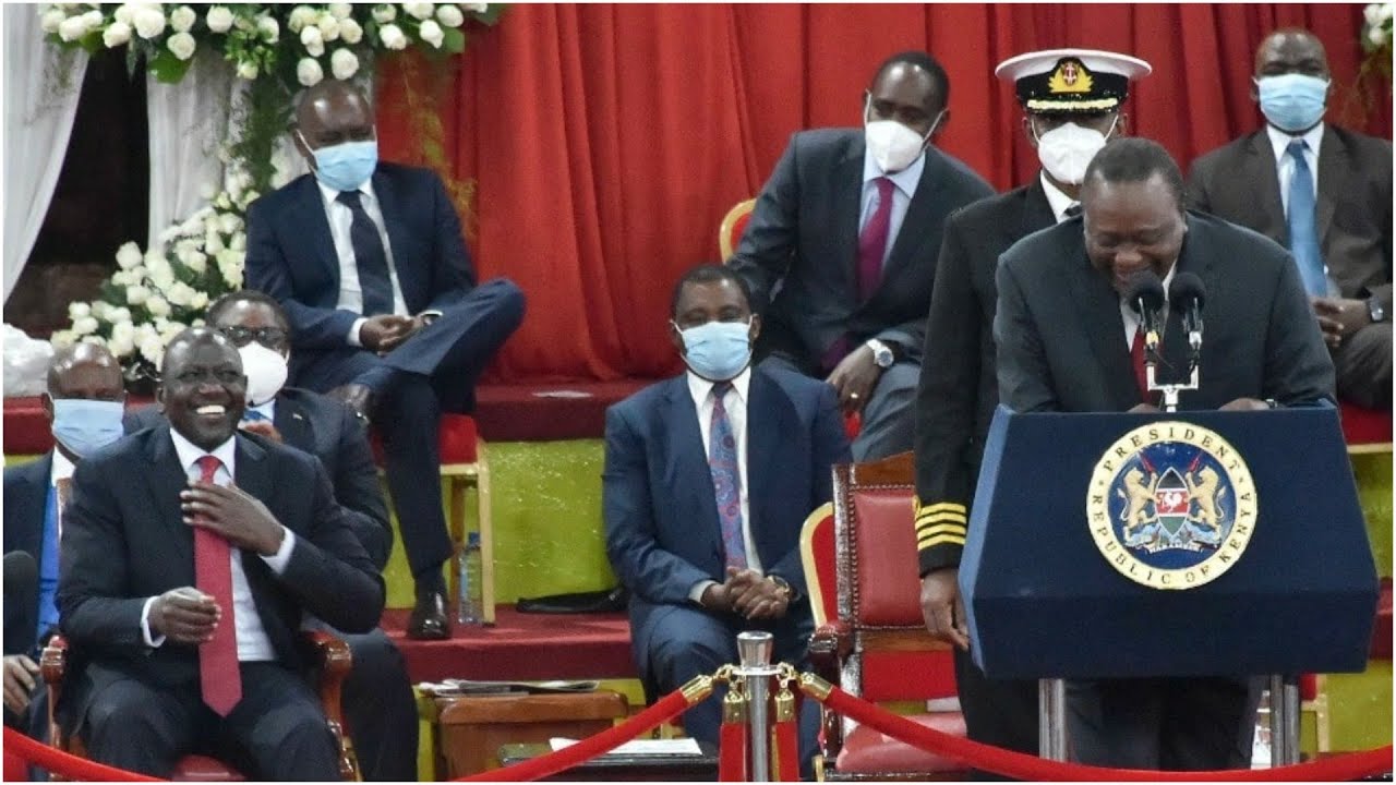HOW PRESIDENT UHURU CRACKED UP DP RUTO DURING BBI'S OFFICIAL LAUNCH!!