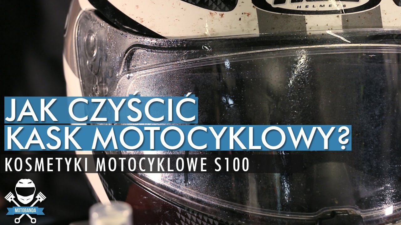 Jak czyścić kask motocyklowy? Sprawdzamy S100 - chemia motocyklowa