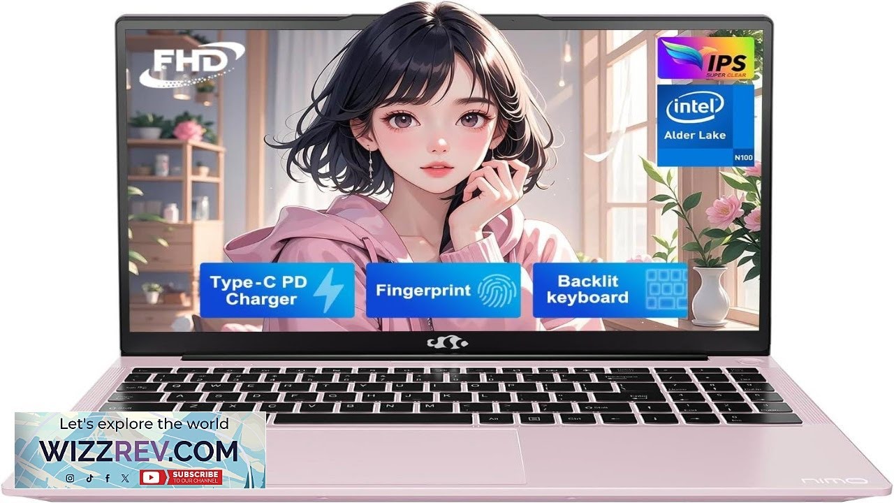 NIMO 15.6" IPS FHD Laptop Computer Intel Pentium Quad Core N100 4GB RAM 128GB