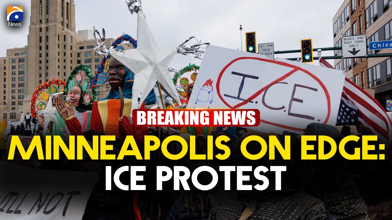 Thousands Rally in Minneapolis to Demand ICE Removal | Protests Escalate | Geo News English