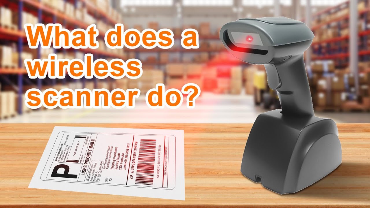 What does a wireless scanner HS-6413 do? #barcode #barcodescanner #payment #cashregister
