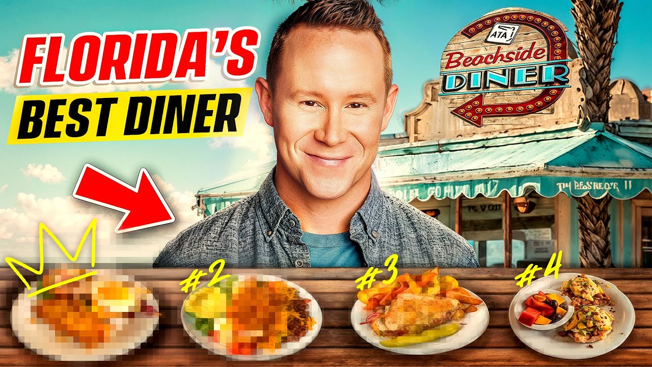 I ordered 8 plates of food at Beachside Diner in St. Augustine, Florida. 🌴🍳🥞