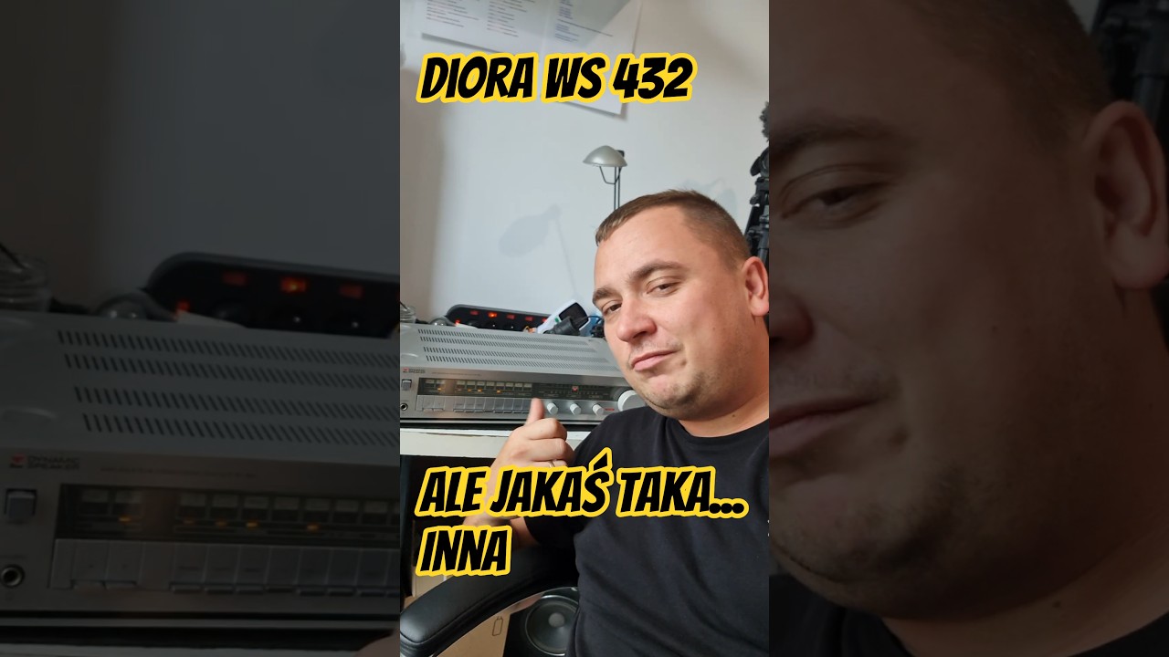 Diora ws 432, ale jakaś inna tym razem 🤣🤣🤣 #diy #sound #retro #unitra #audio #audiophile #naprawa