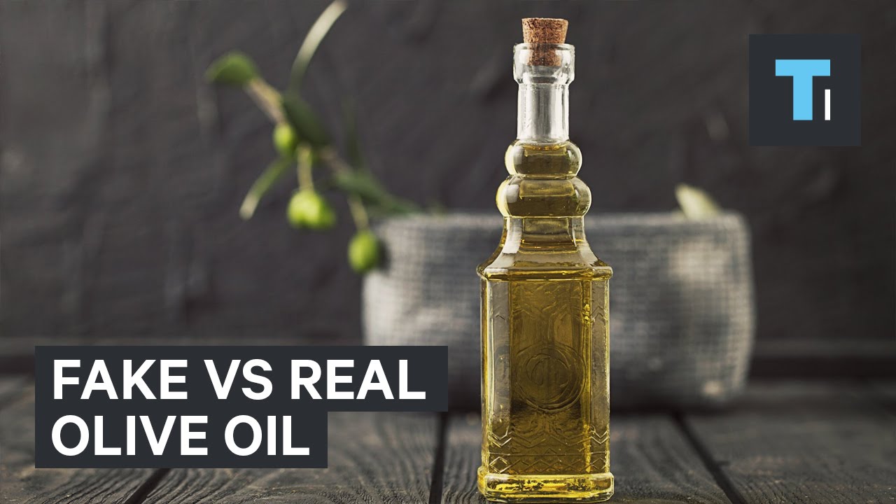 Fake vs real olive oil