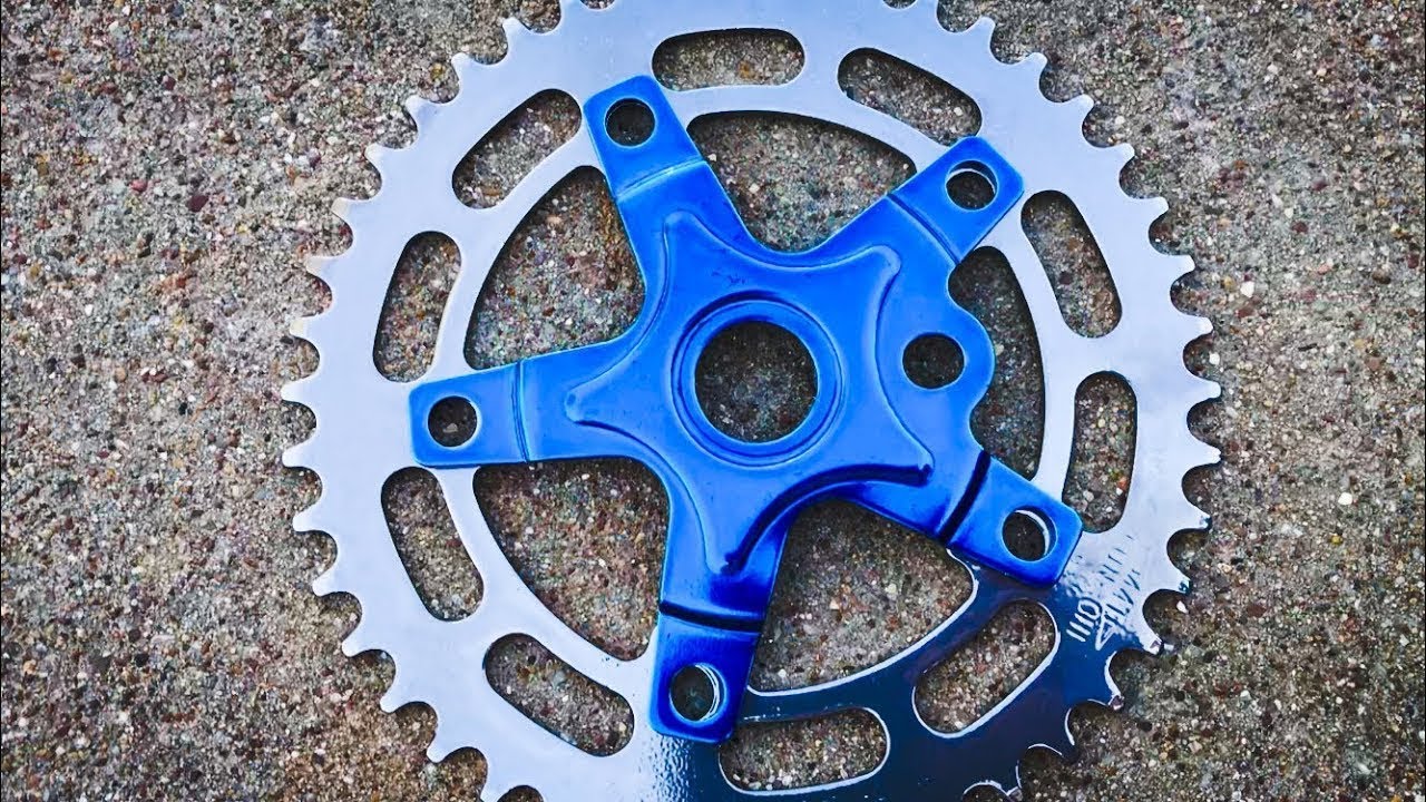 Powder Coating Anodized & Chrome BMX Sprocket Set