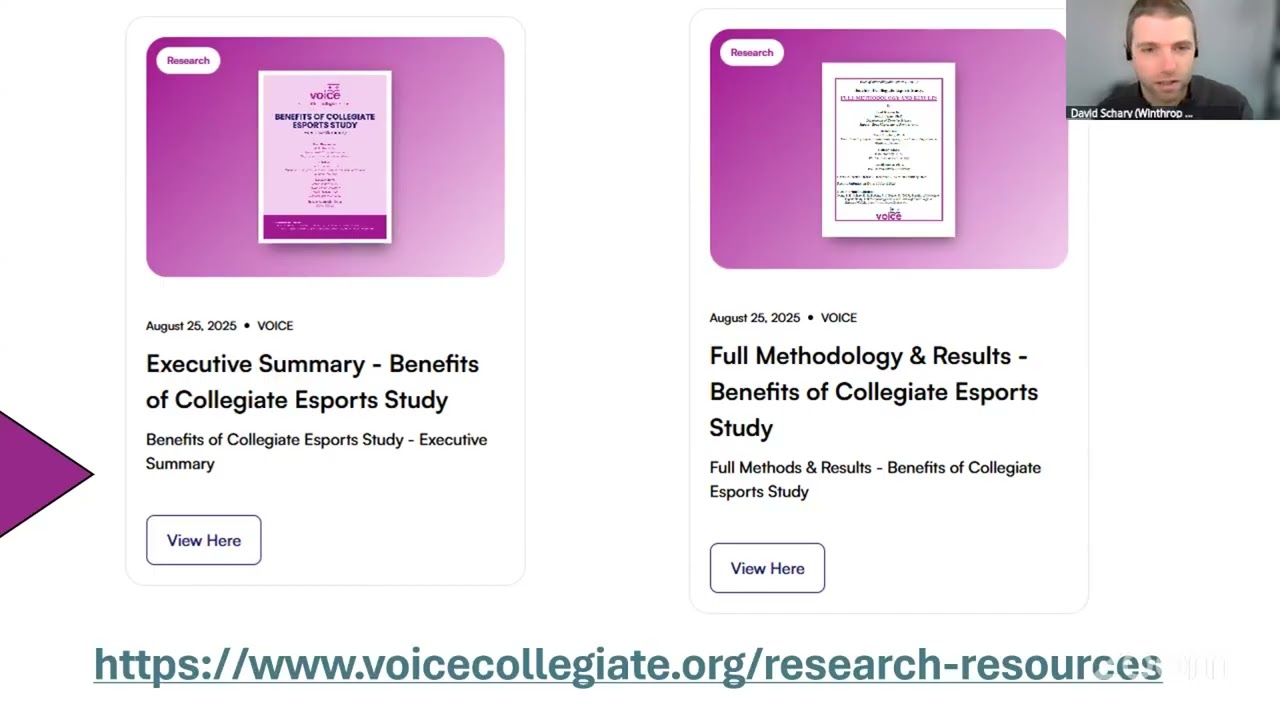 Who Plays Collegiate Esports? A Demographic Analysis of VOICE Programs &ndash; Jenny and Schary (ERNC25)