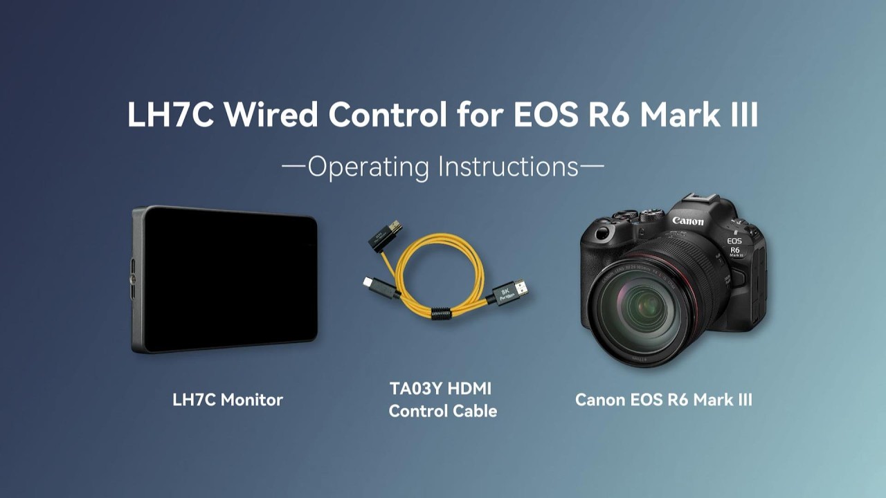 Portkeys LH7C Wired Control for Canon R6 III