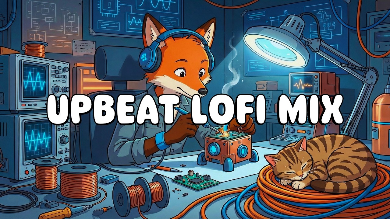 Upbeat Lofi Mix ⚡️ Beats to Study/Work/Focus