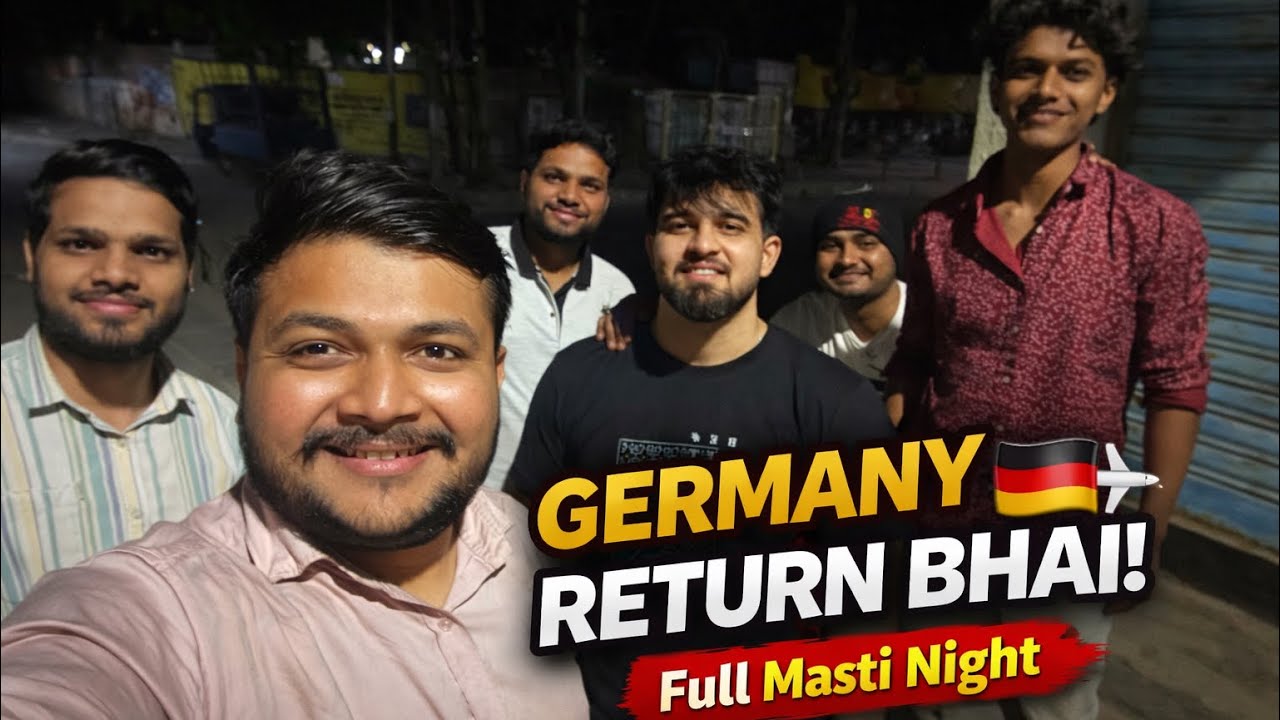 “Germany se mera bhai India land ho gaya! 🇩🇪✈️ Full Masti Shuru!”