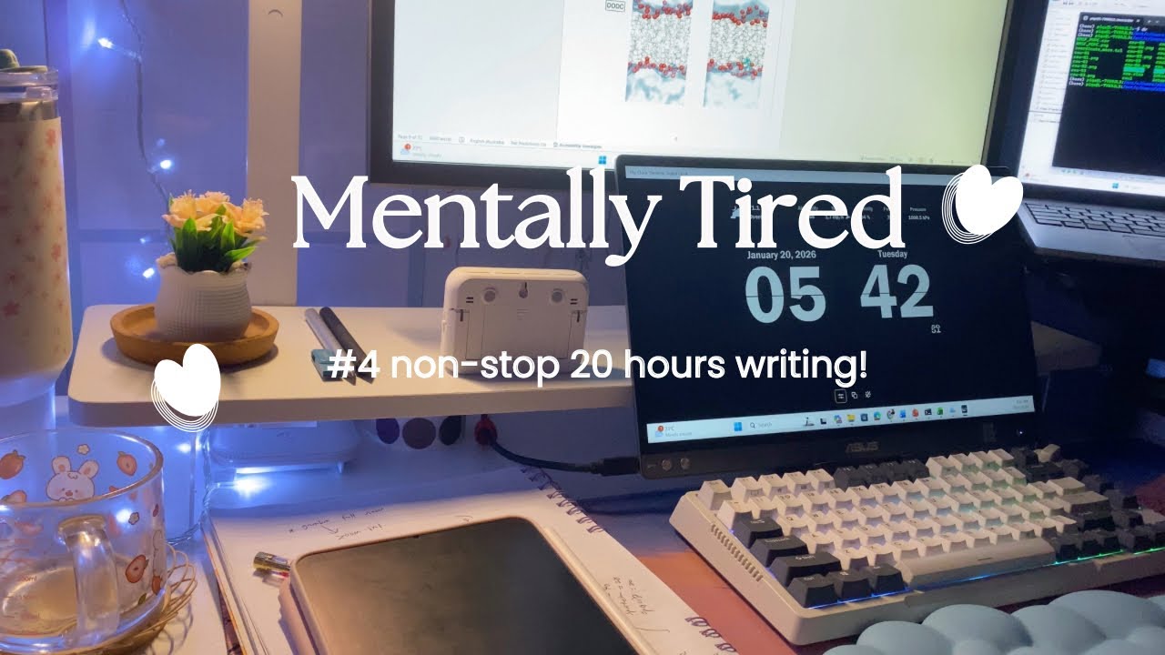 20 Hours of Writing, Almost Breaking My Hand! | Thesis Journey (#4)