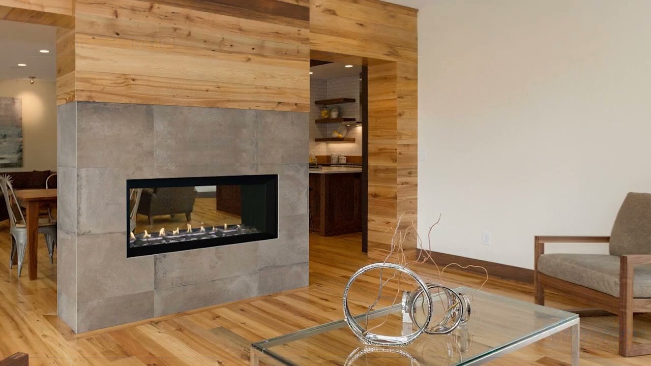 Superior VRL6048 See-Through Fireplace Burn Video