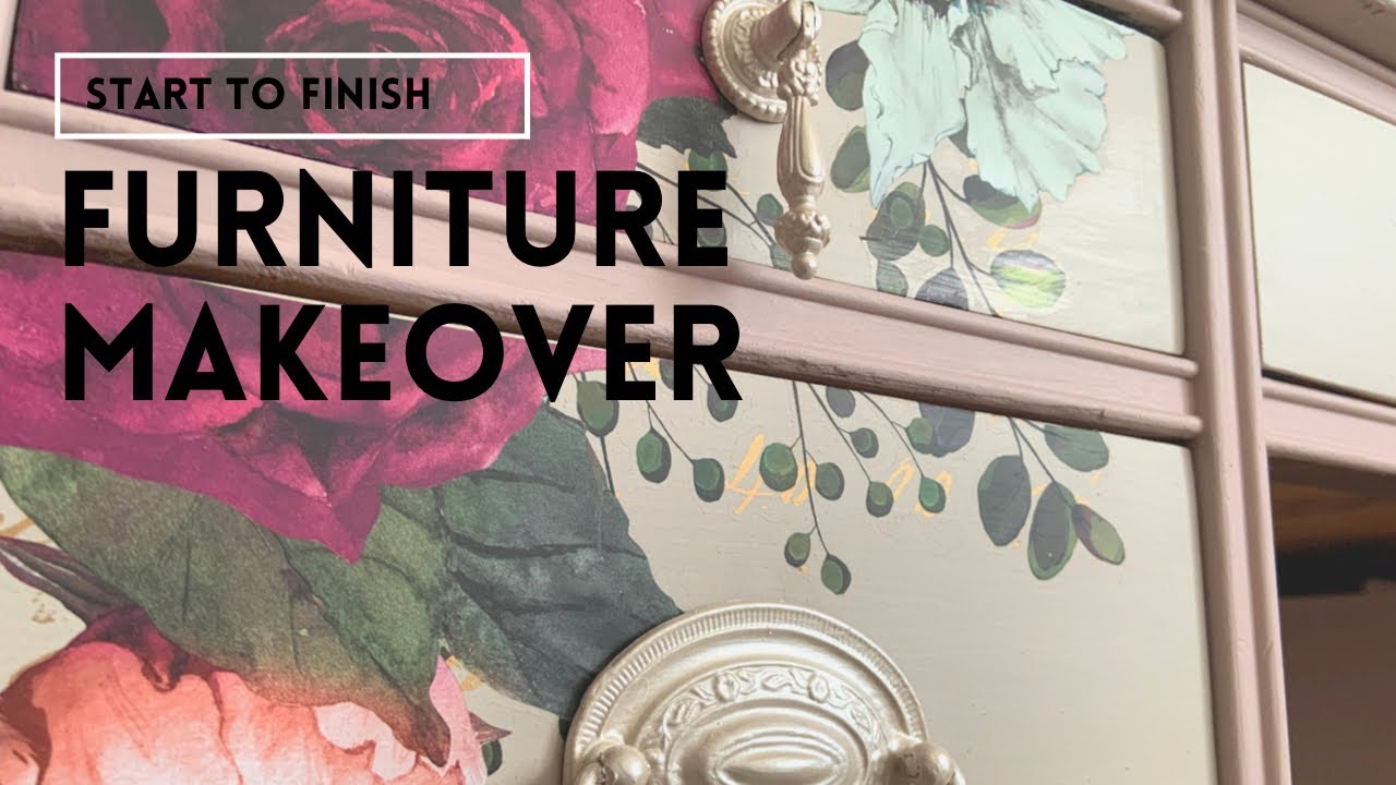Furniture Makeover | Trash to Treasure Furniture Flip Using Dixie Belle Silk and Country Chic Paint