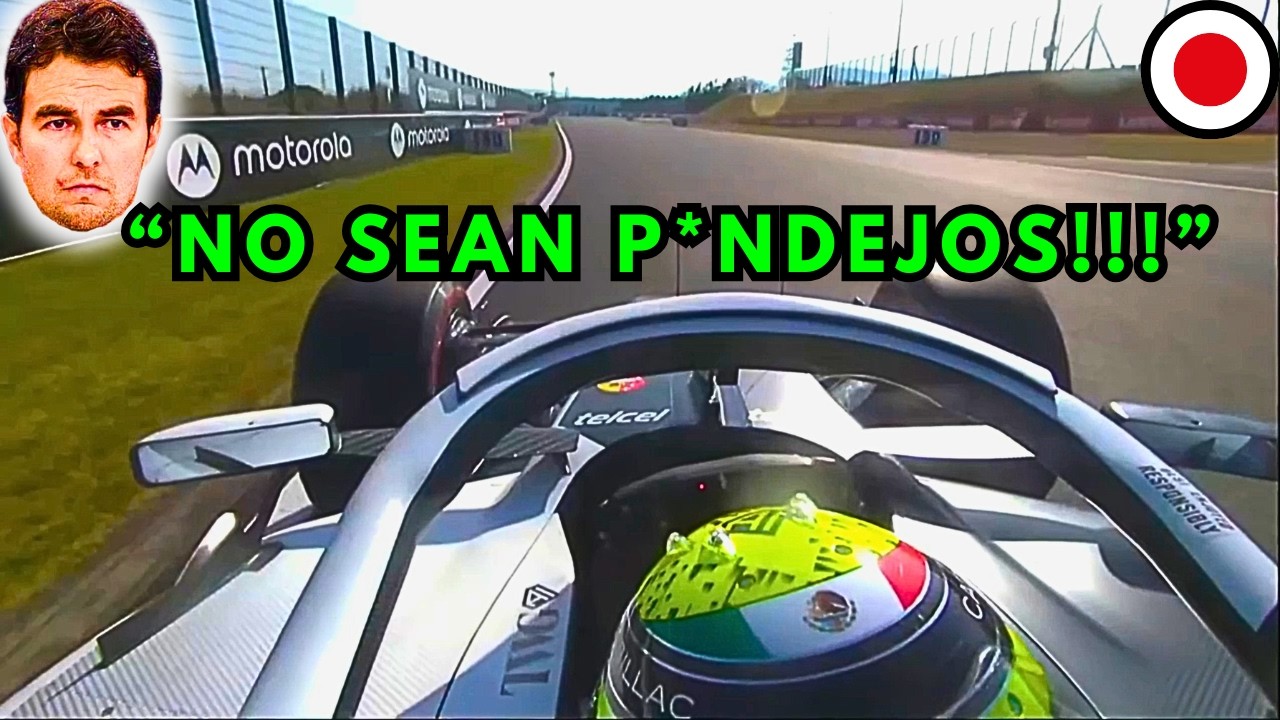 Checo P&eacute;rez Molesto Con Su Ingeniero | FP2 Gran Premio Jap&oacute;n 2026