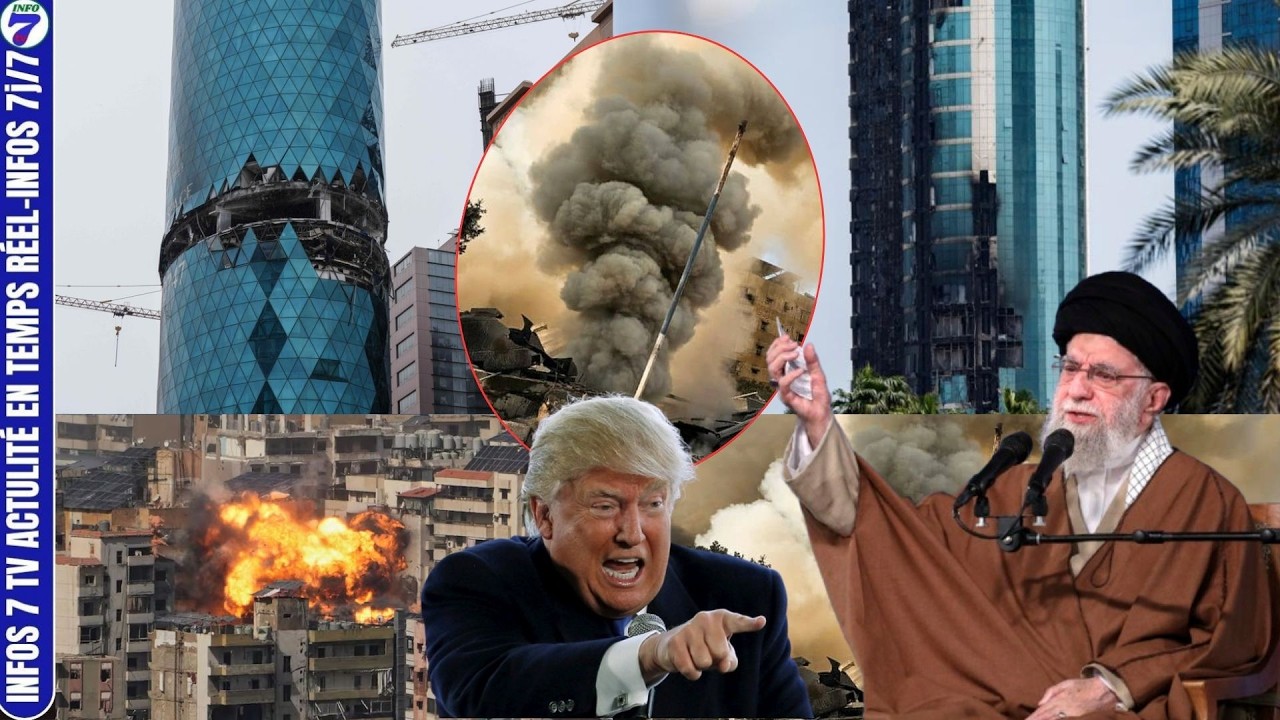 Conflits Israëlo-americain/ Iran..Attaque de drones Iraniennes sur un immeuble à Dubaï..