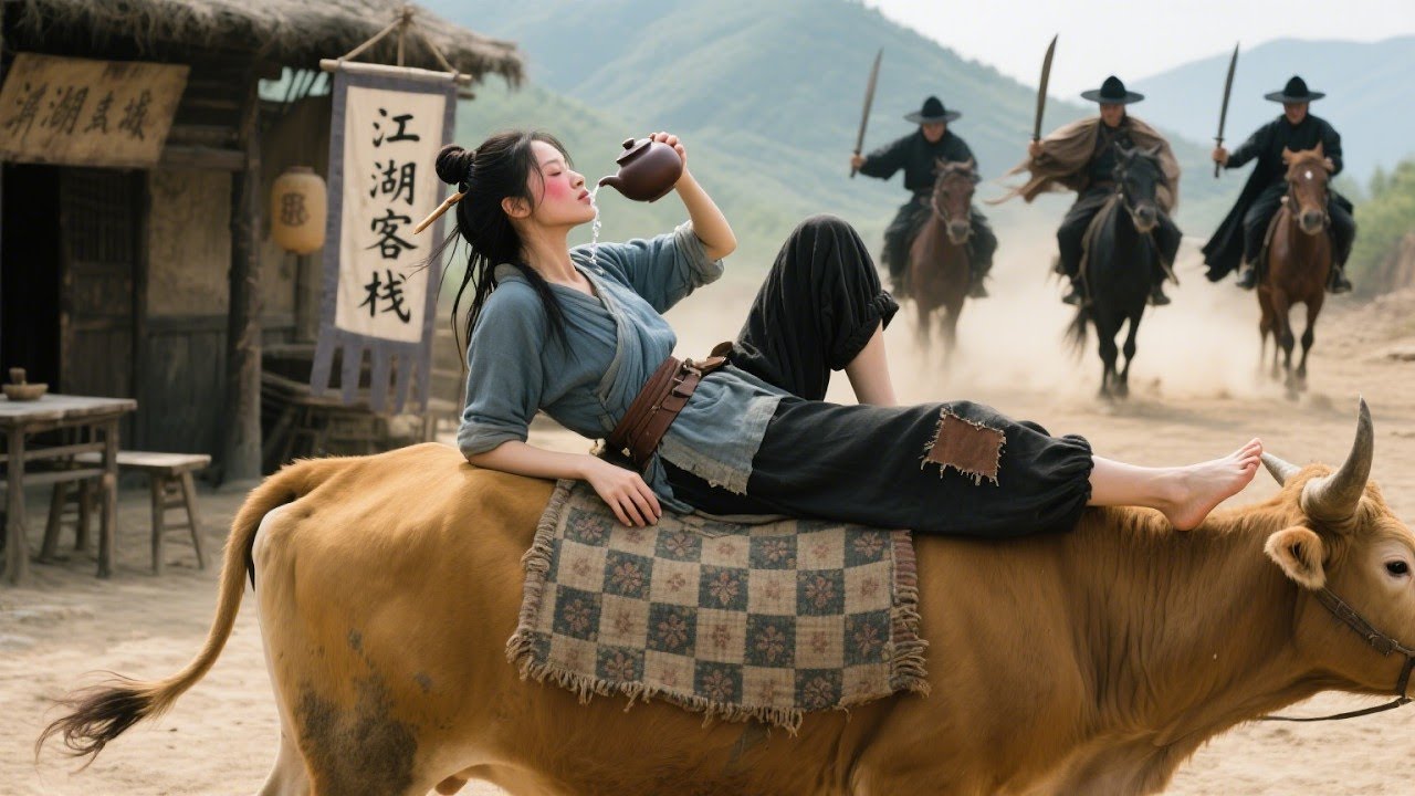 放牛少女竟是絕世高手，首次出山收服三大惡霸，一戰名震江湖！#movie  丨完整版丨中文字幕丨2025最新版 #4K#古裝劇#武侠