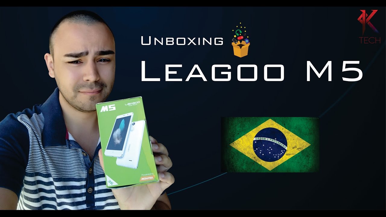 Unboxing Leagoo M5 - Smartphone bom, muito barato e com leitor de impressão digital!