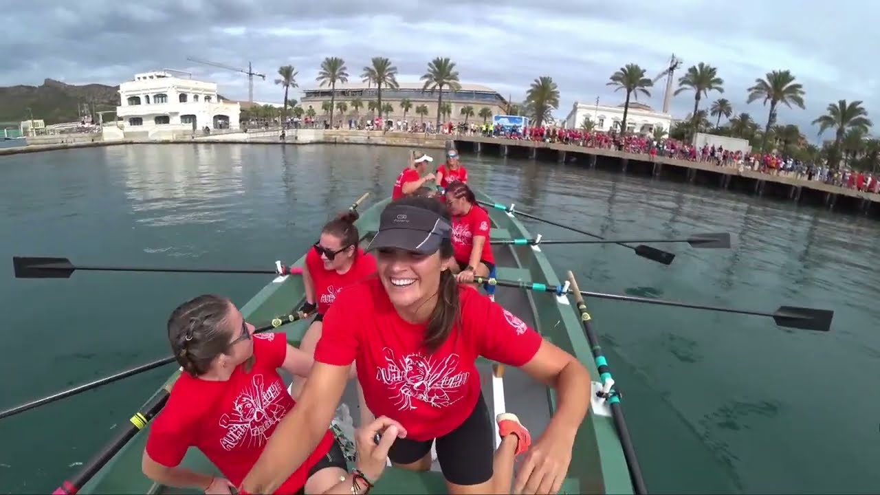 Regata 2023 equipo de remo Carthagines Femenino