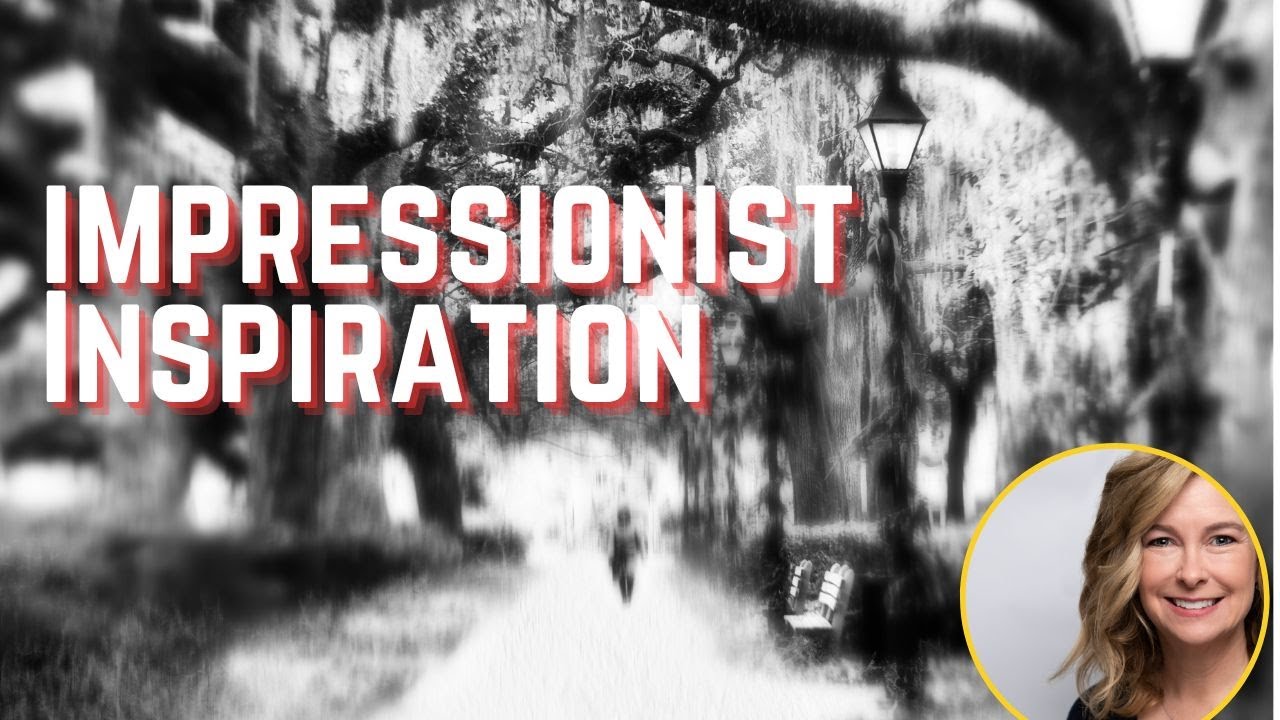 How to create impressionistic imagery in black and white using Lightroom and Photoshop techniques.