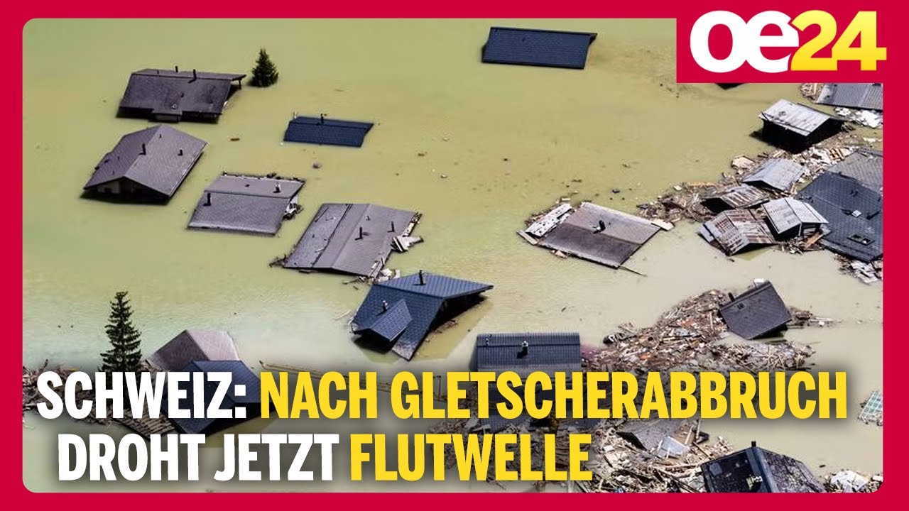 Schweiz: Nach Gletscherabbruch droht jetzt Flutwelle