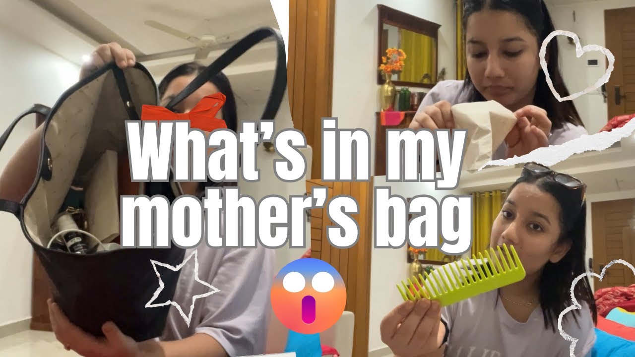 What’s In My Mom’s Bag? 🥰 | Desi Mom Edition