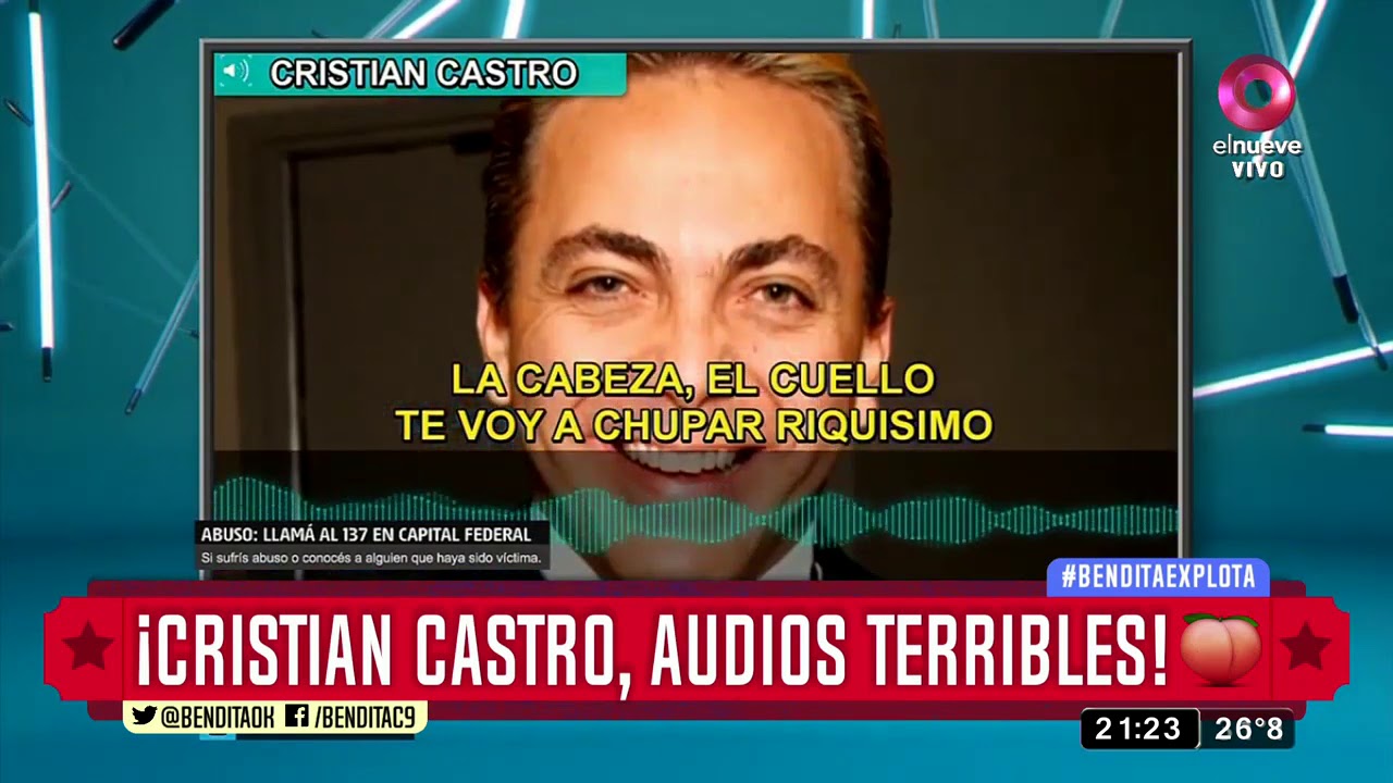 ¡Cristian Castro, audios terribles!