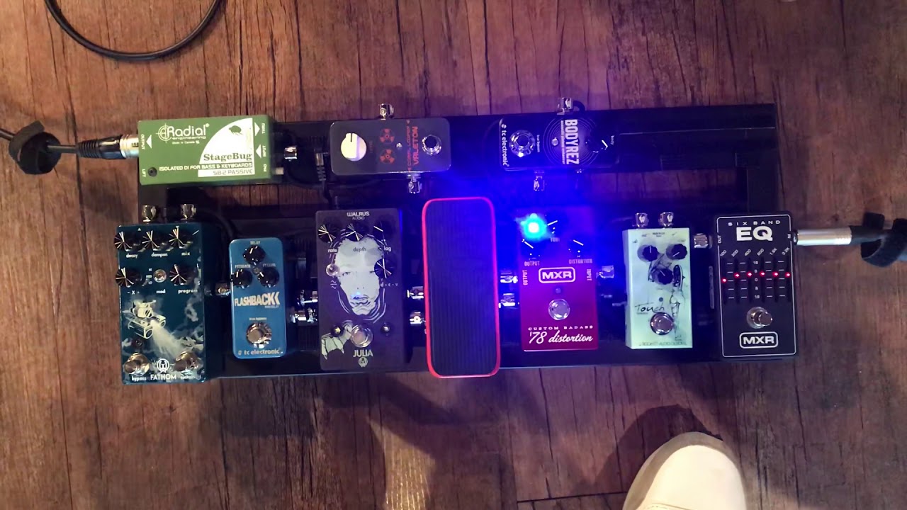 Radial,mxr,bodyrez,valeton Acousticpedalboard/원미사운드