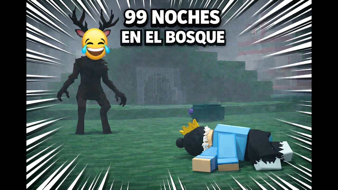 99 NOCHES EN EL BOSQUE y solo tenía 1 pan 😭🌲