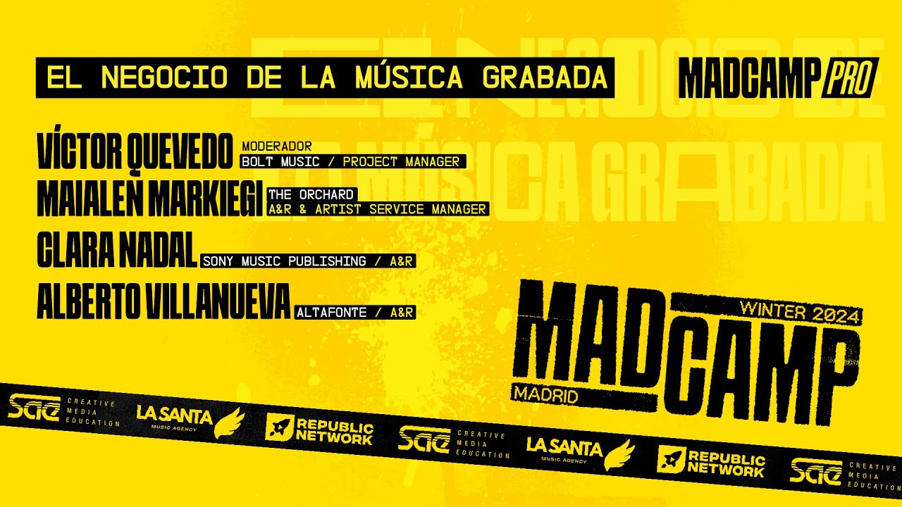 MADCAMP 24- El Negocio De La Música Grabada
