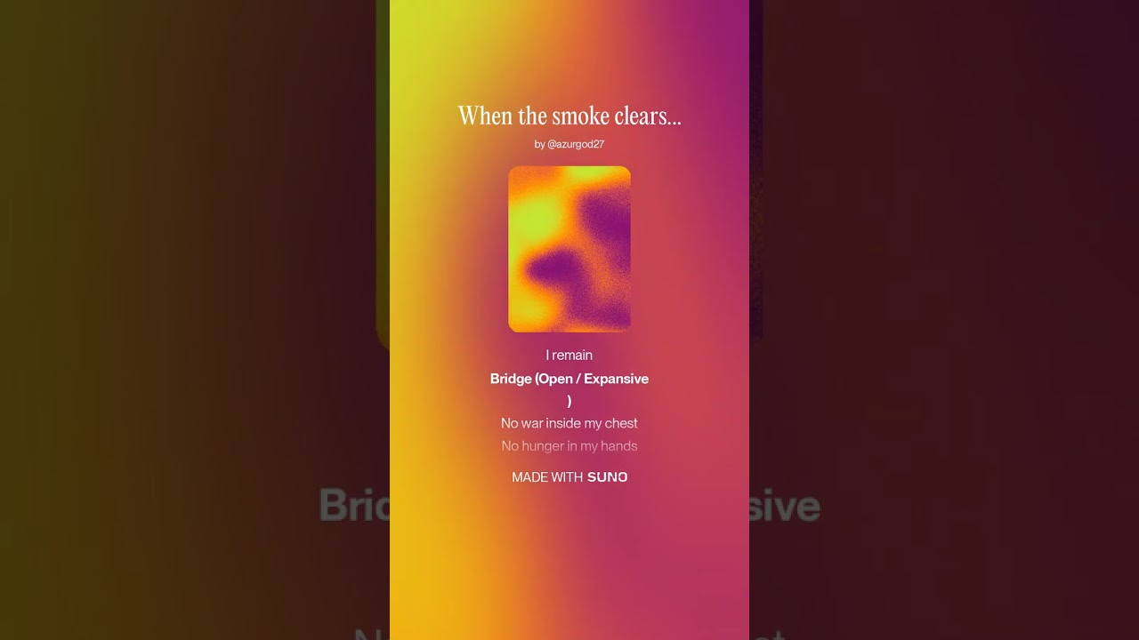 When the smoke clears (remix of After the Fire)- Azur Productions
