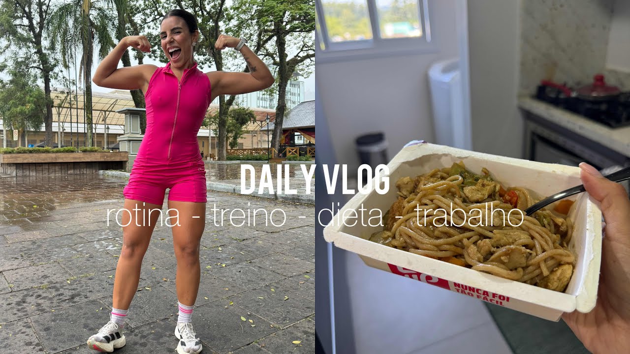 DAILY VLOG - um dia na minha rotina de treino, dieta, trabalho estando no DESAFIO 15 DIAS NO FOCO 💜🔥