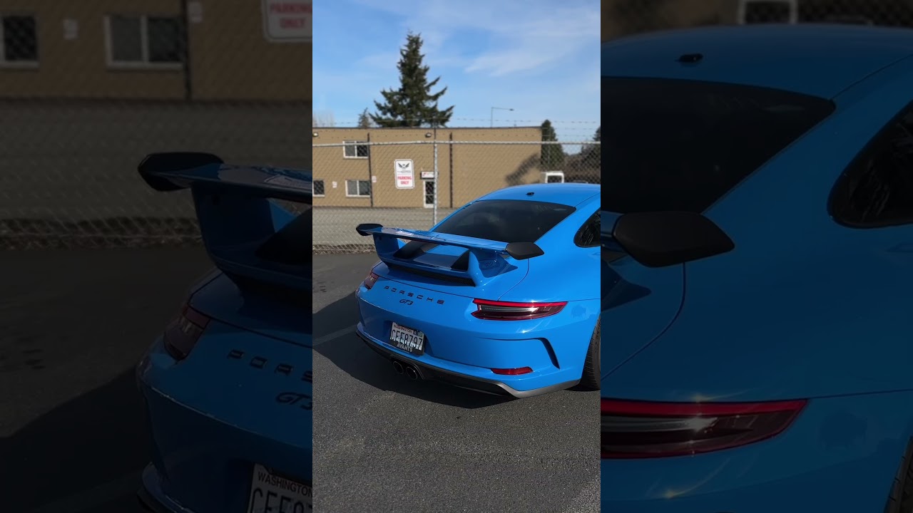 Porsche 911 GT3 in Voodoo Blue #shorts #porsche #porschegt3 #gt3