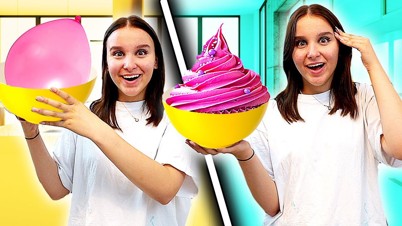 1 Tag lang Schwester mit FAKE ESSEN pranken !🤣 (Teil 3) - Celina