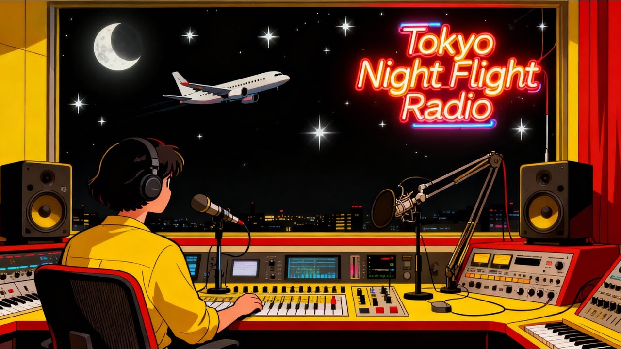 # 187 Tokyo Night Flight Radio | Lo-fi World Fusion Grooves | Cross-Cultural Soundscape