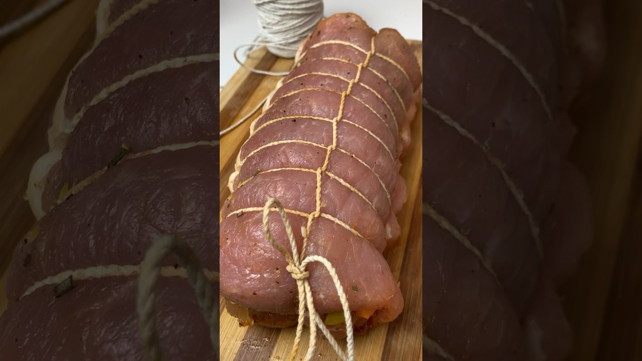 C&oacute;mo bridar o atar carnes (lomo relleno)