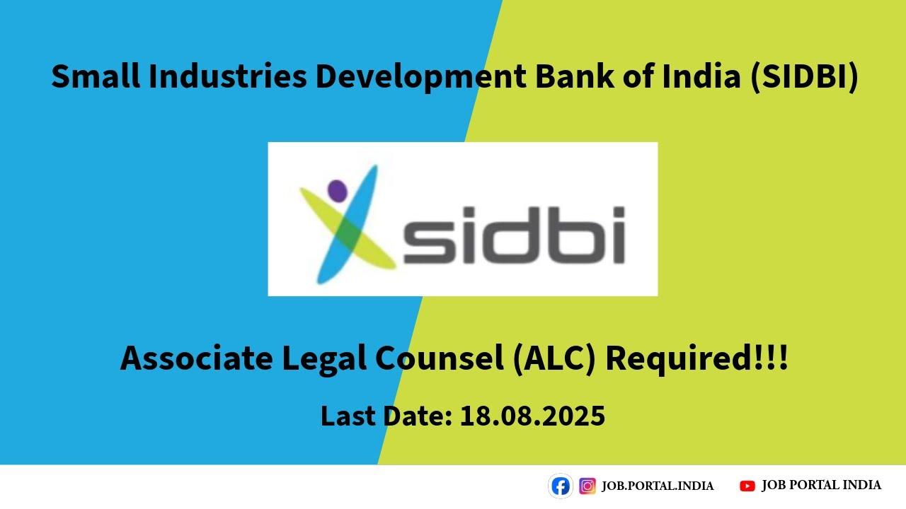 Small Industries Development Bank of India (SIDBI) Recruitment 2025