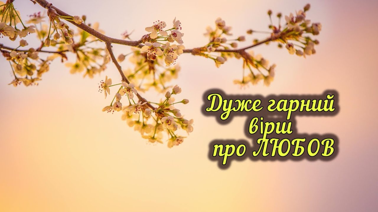 МИ ВСІ ГОВОРИМ ПРО ЛЮБОВ… Дуже хороший християнський вірш про любов