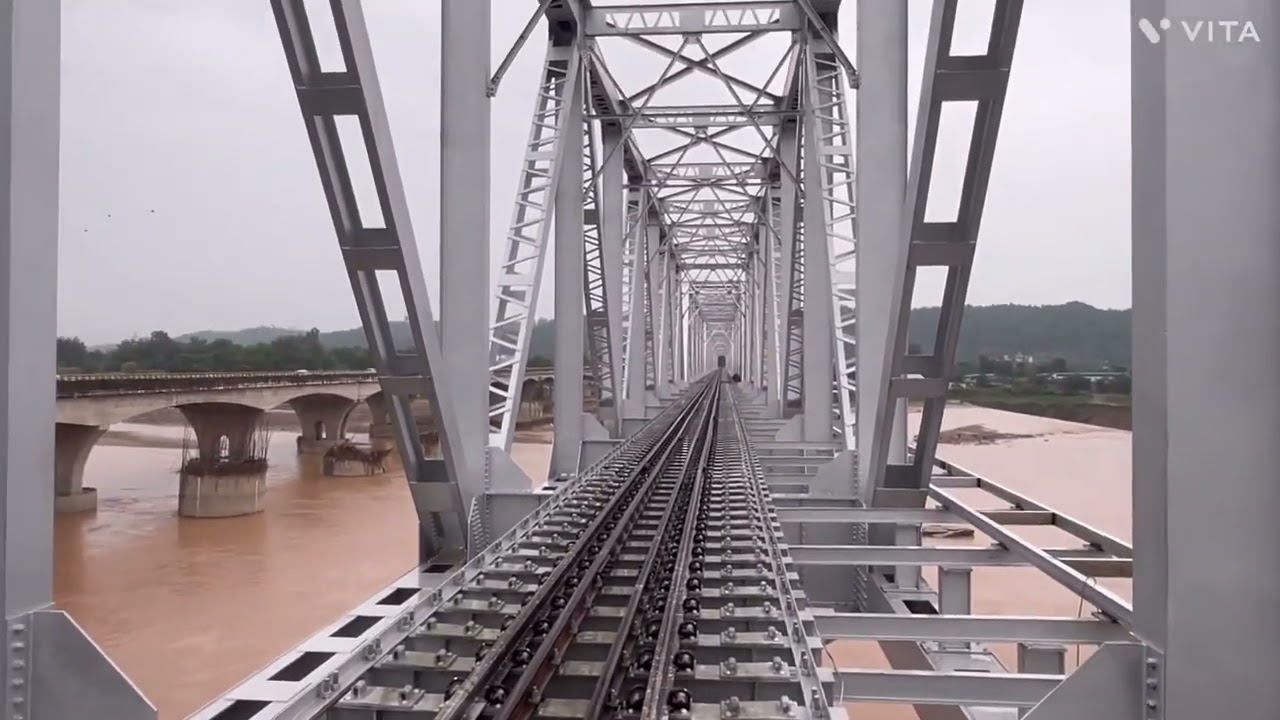 PATHANKOT JOGINDERNAGAR RAILWAY BRIDGE CHAKKI LATEST CONDITION ON 6/10/2025