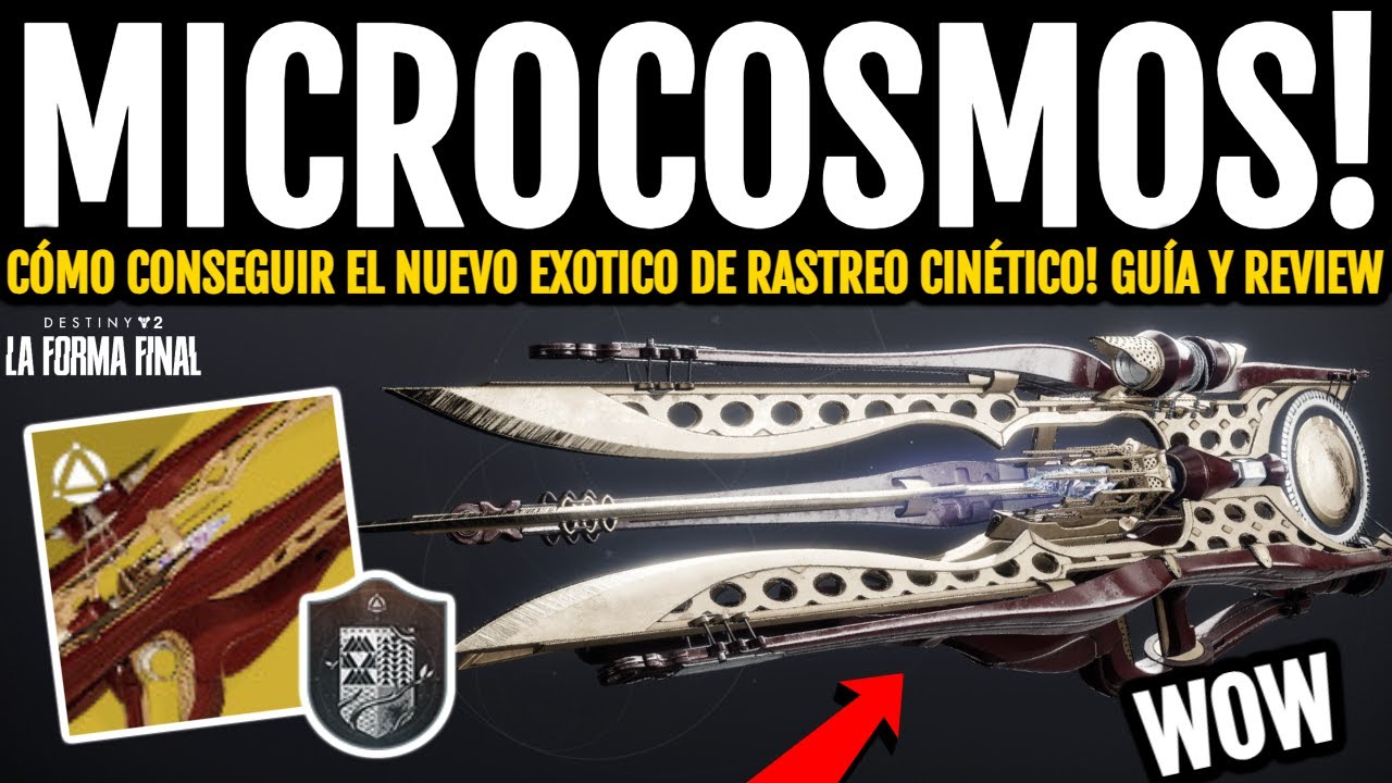 MICROCOSMOS! GUÍA COMPLETA! - EL ÚNICO EXÓTICO DE RASTREO DE DAÑO CINÉTICO! Guía y Review! Destiny 2