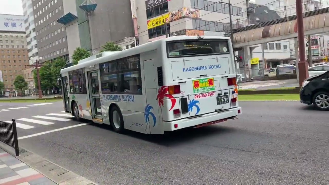 鹿児島　路線バス　ドア動画まとめ14    鹿児島交通　鹿児島市営バス　南国交通