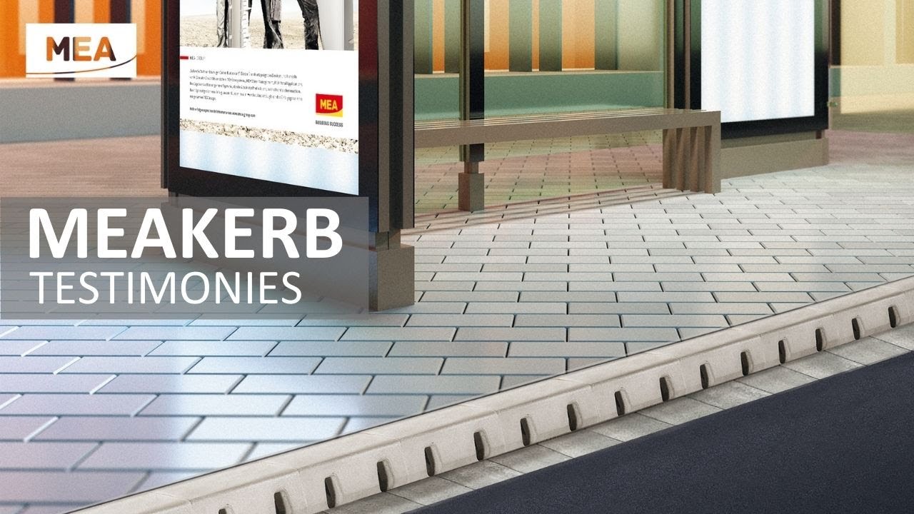 MEAKERB 2 in 1: Kerb and drainage channel