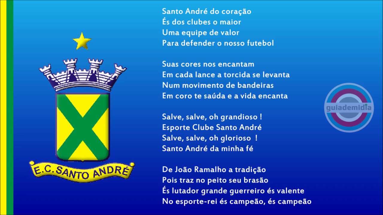 Hino do Esporte Clube Santo André ( SP ) Oficial