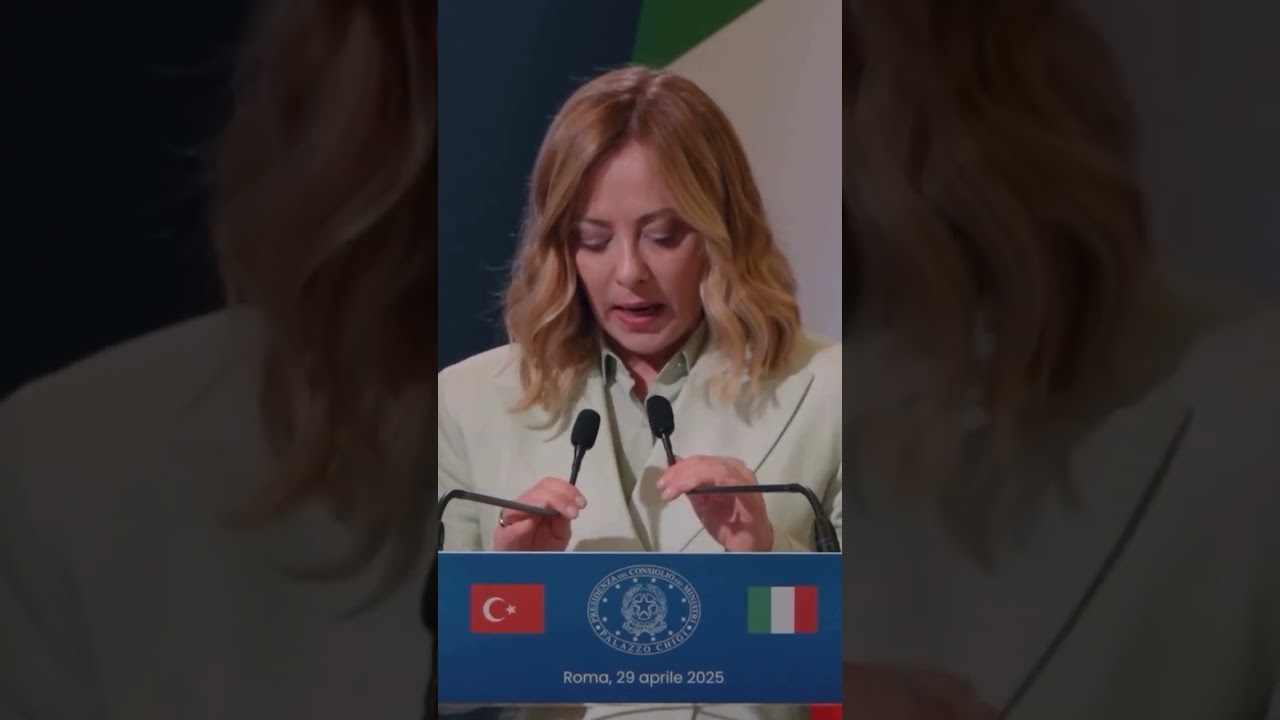 Intervento di Giorgia Meloni al vertice Italia-Turchia. Collegatevi!