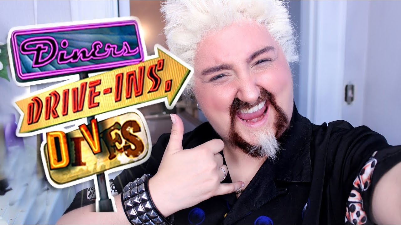 GUY FIERI | Diners, Drive-Ins & Dives Halloween Costume Makeup Tutorial! | RawBeautyKristi