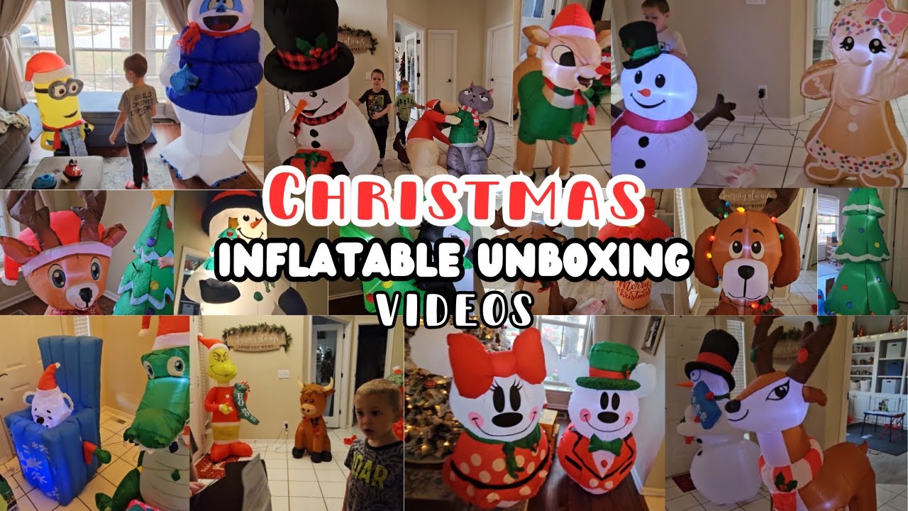 Our Christmas Inflatable Unboxing Videos Contemplation! #christmas #unboxing #inflatable #blowup