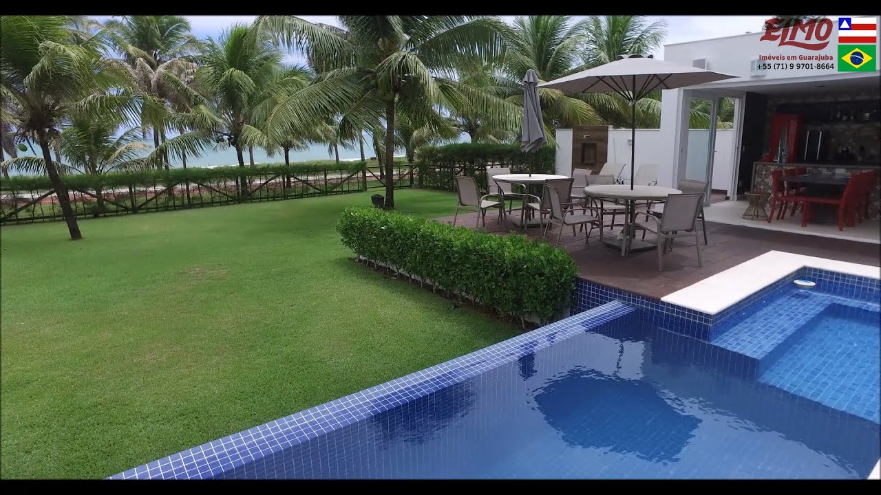 Casa Capricornus; composta p/5 suítes à beira-mar, em Guarajuba 45 km do Aeroporto intern. - ELMO