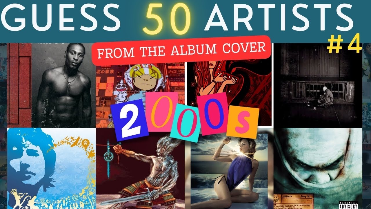 Iconic Album Cover Quiz #4 - 2000's Edition - Can you name the 50 Artists? 🎶- Music Quiz